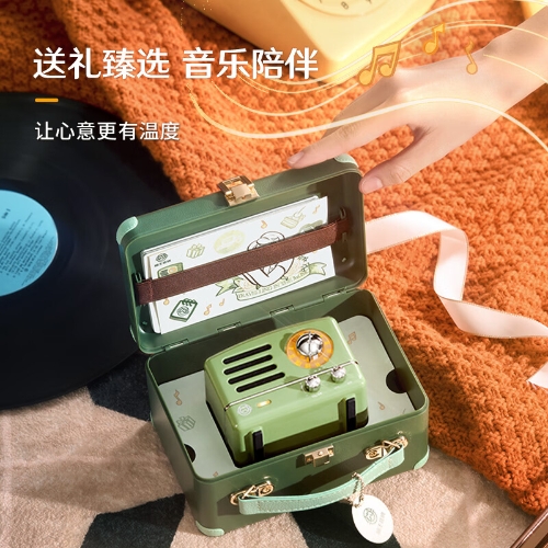 猫王收音机猫王妙播音箱小王子OTR-X场景氛围音箱WiFi无线便携蓝牙音响复古家用金属低音炮