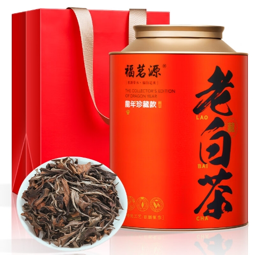 福茗源白茶 福鼎白茶寿眉420g 2008年散茶 高山老白茶叶自己喝