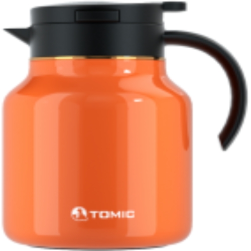 特美刻（TOMIC）智能显温焖茶壶TQ89001AF 爱马士橙1L