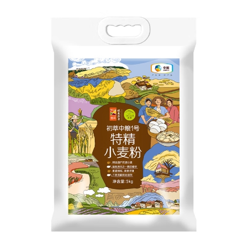 初萃中粮1号特精小麦粉5kg