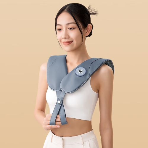 奥佳华OGAWA颈椎按揉器肩颈温感热敷按揉披肩OG-2616 冰川蓝