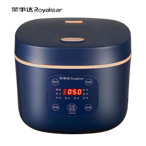 荣事达（Royalstar）智能电饭煲4升大容量家用多功能电饭锅RFB-S4081 深蓝色 4L