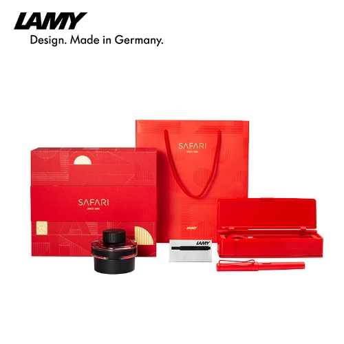 凌美（LAMY）钢笔 狩猎系列练字正姿钢笔学生文具办公 草莓红0.5mm