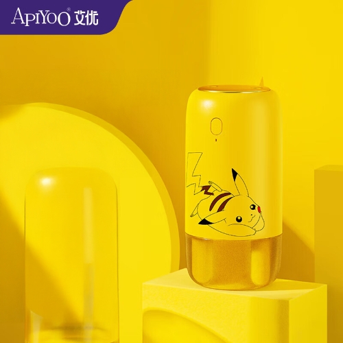 ApiYoo艾优apiyoo 加湿器 卧室家用办公迷你低噪空气加湿 双喷头 无线上加水 宝可梦联名 500ML